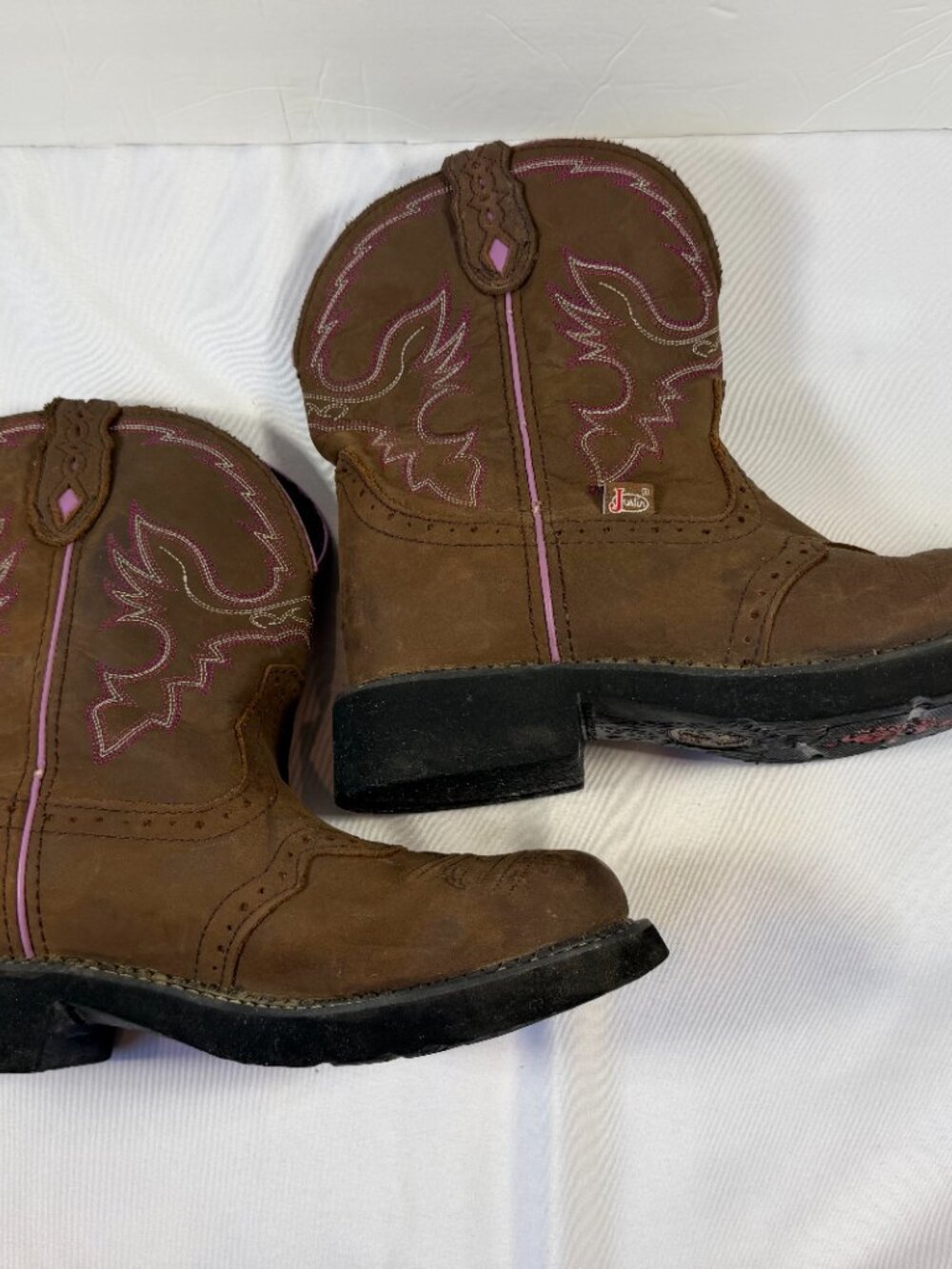 EUC Justin Gypsy Gemma Women's Leather Western Boots, Size 10.5 - Picture 6 of 12